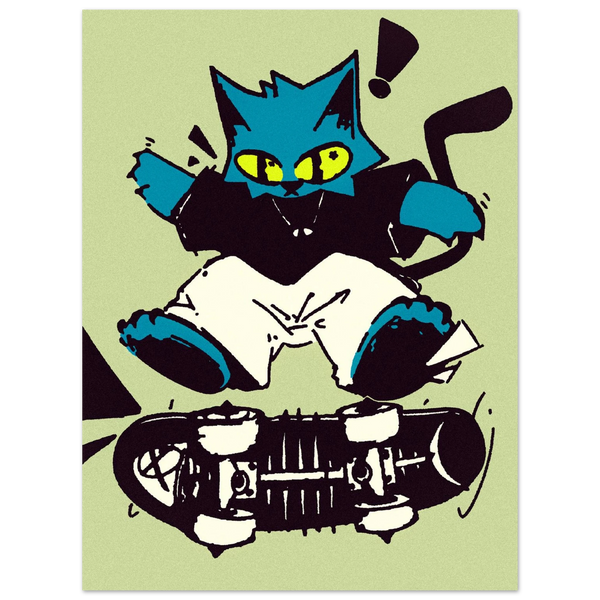 Cat Flip Poster