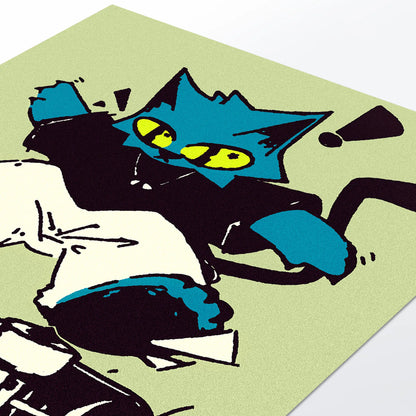 Cat Flip Poster